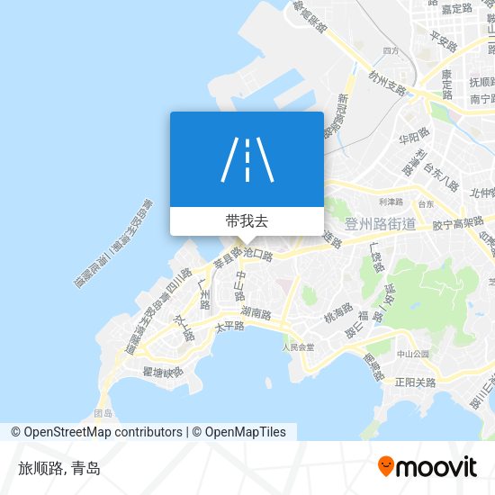 旅顺路地图
