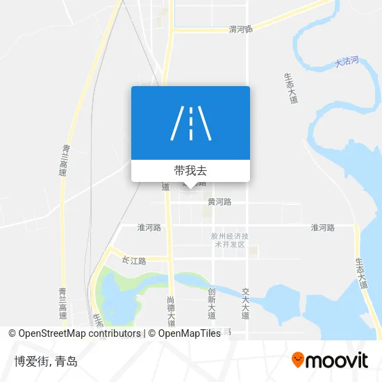 博爱街地图