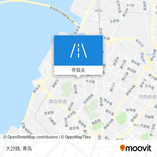 大沙路地图