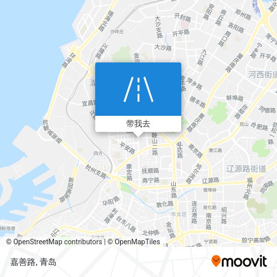 嘉善路地图