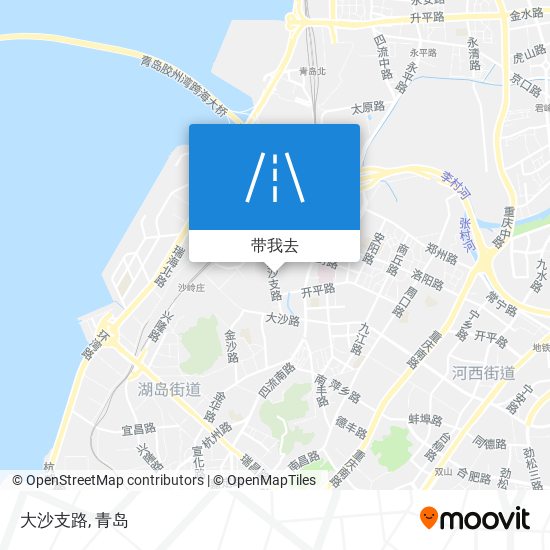 大沙支路地图