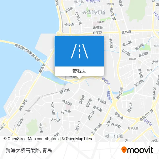 跨海大桥高架路地图