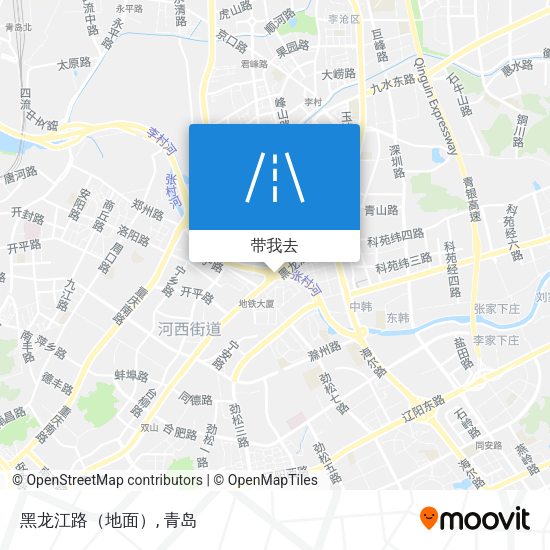 黑龙江路（地面）地图