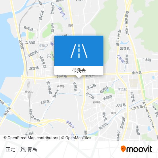 正定二路地图