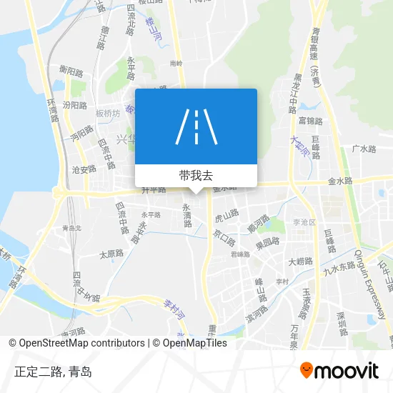 正定二路地图