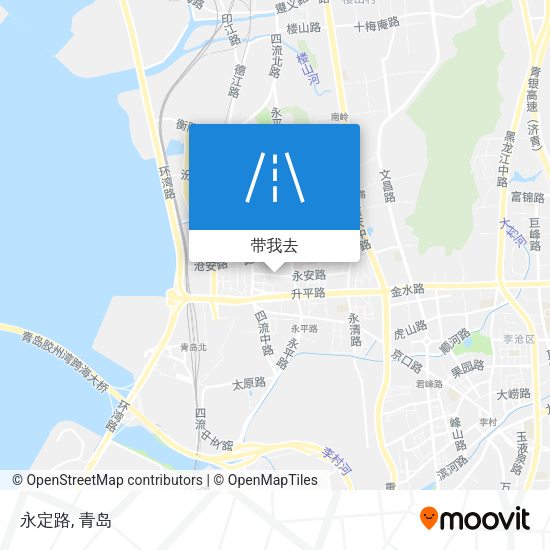 永定路地图
