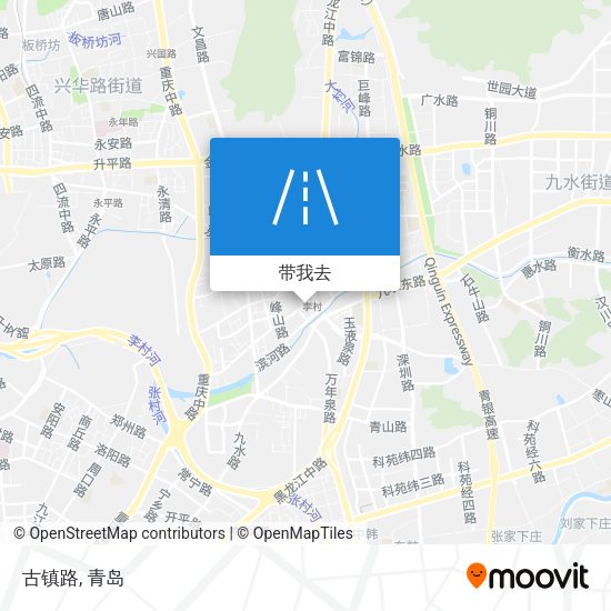 古镇路地图