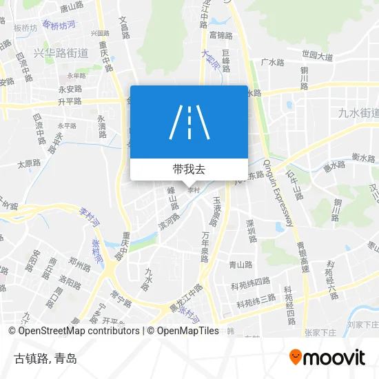 古镇路地图