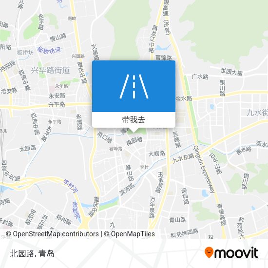 北园路地图