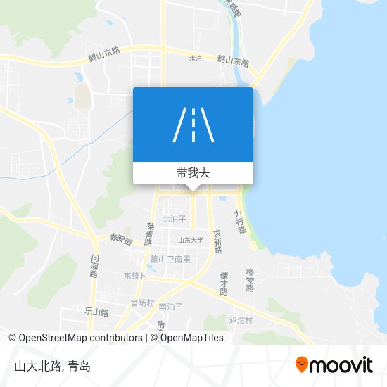 山大北路地图