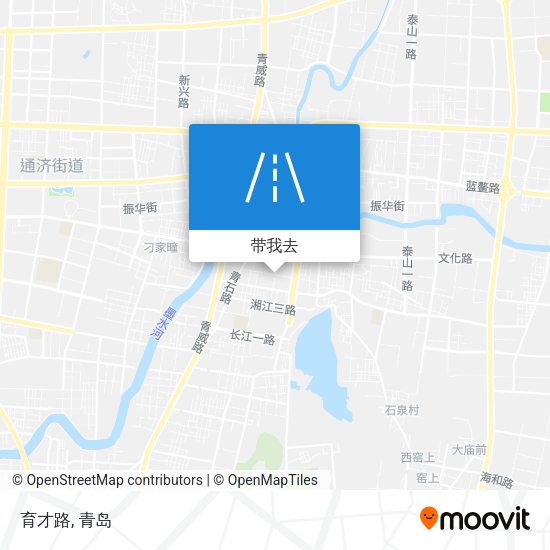 育才路地图