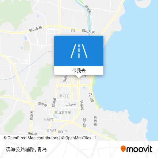 滨海公路辅路地图