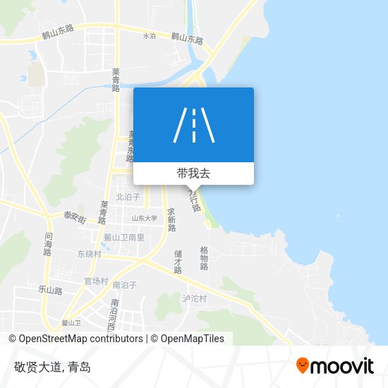 敬贤大道地图