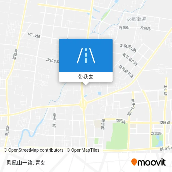 凤凰山一路地图