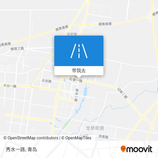 秀水一路地图