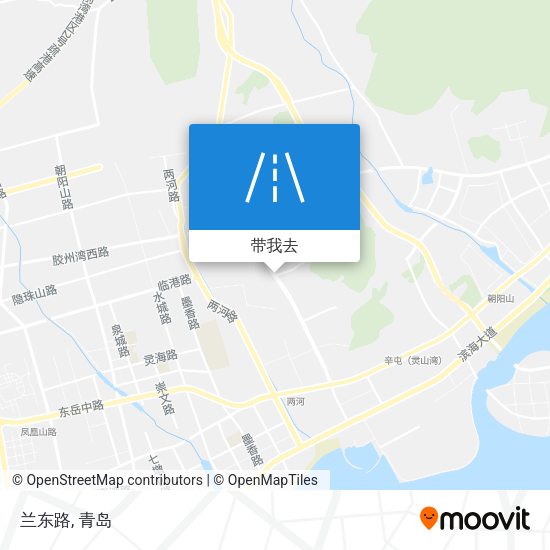 兰东路地图