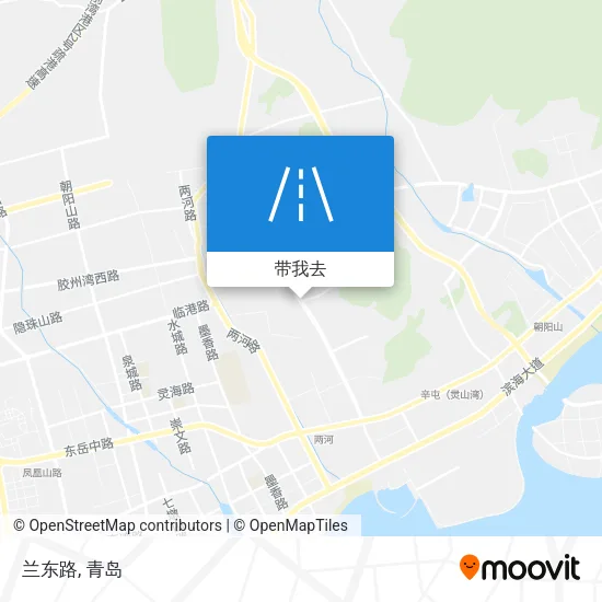 兰东路地图