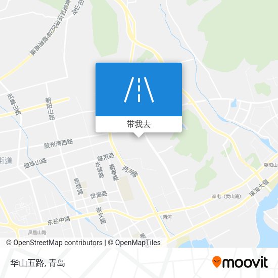 华山五路地图