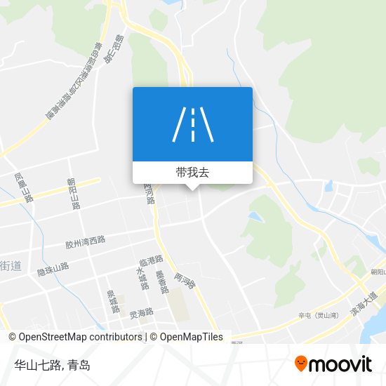 华山七路地图