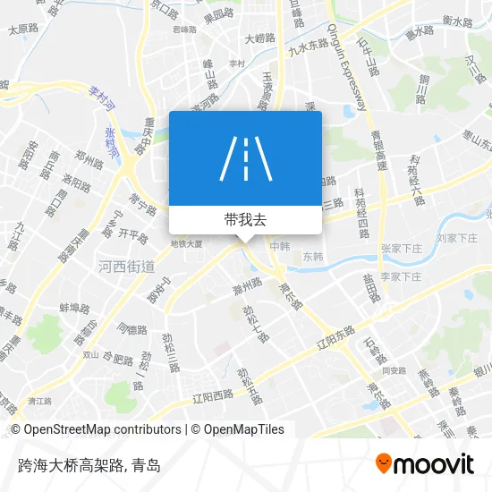 跨海大桥高架路地图