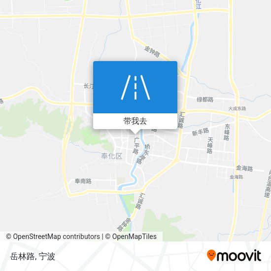 岳林路地图