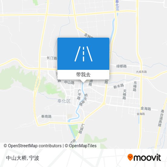 中山大桥地图