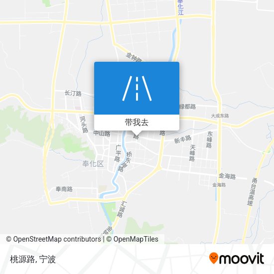 桃源路地图