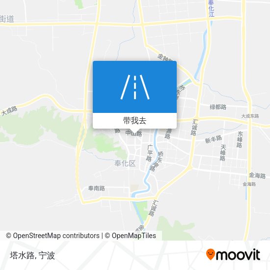 塔水路地图