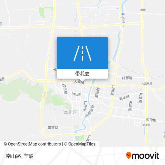 南山路地图