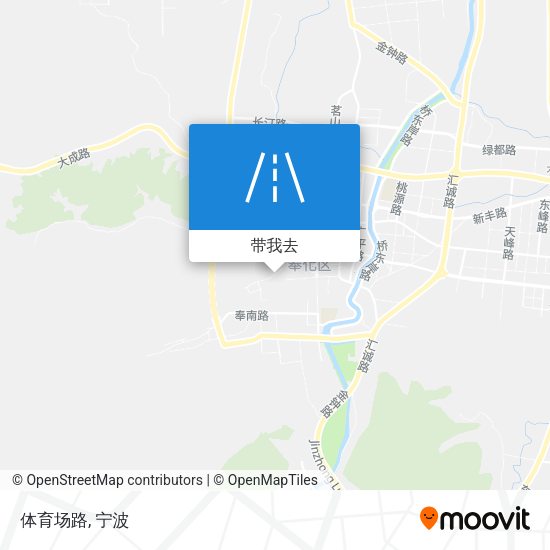 体育场路地图