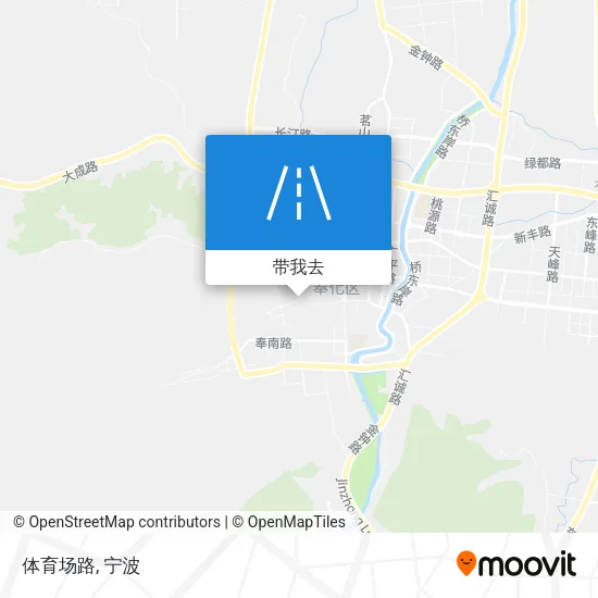 体育场路地图