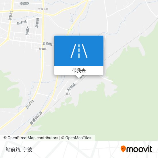 站前路地图