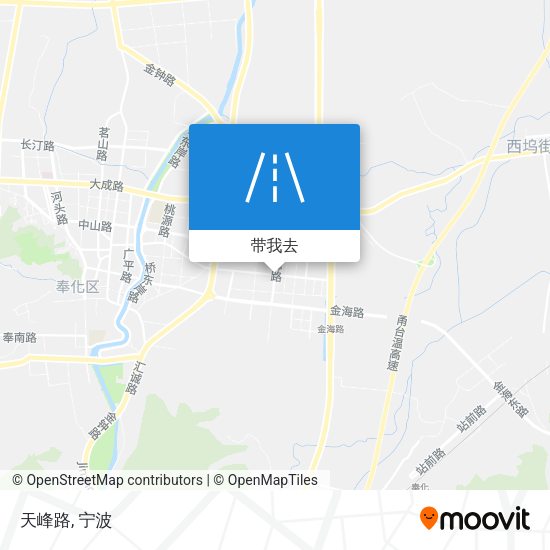 天峰路地图