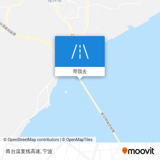 甬台温复线高速地图