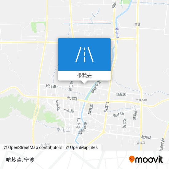 响岭路地图