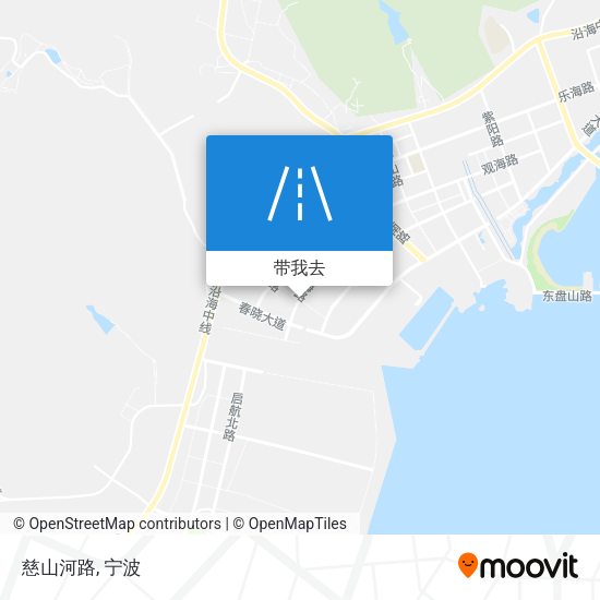 慈山河路地图