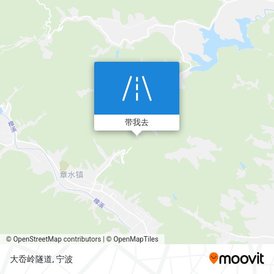 大岙岭隧道地图