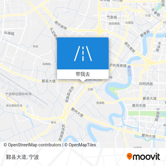 鄞县大道地图