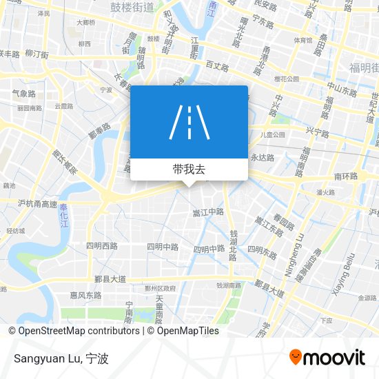 Sangyuan Lu地图