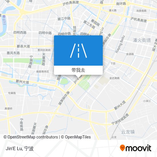 Jin'E Lu地图