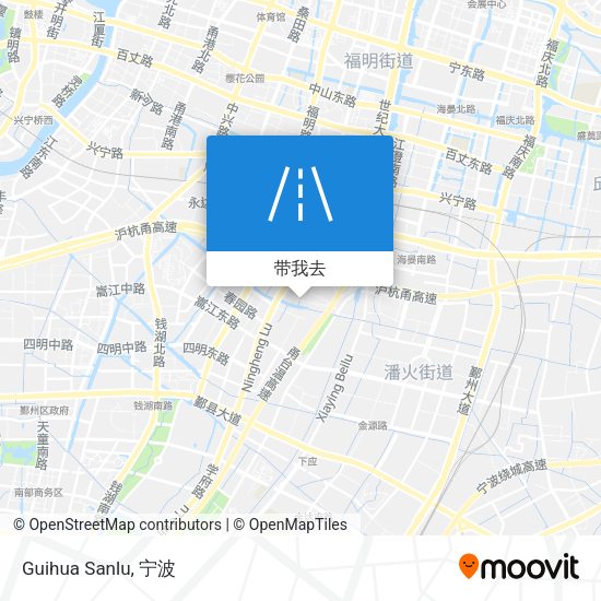 Guihua Sanlu地图