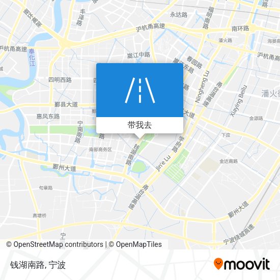 钱湖南路地图