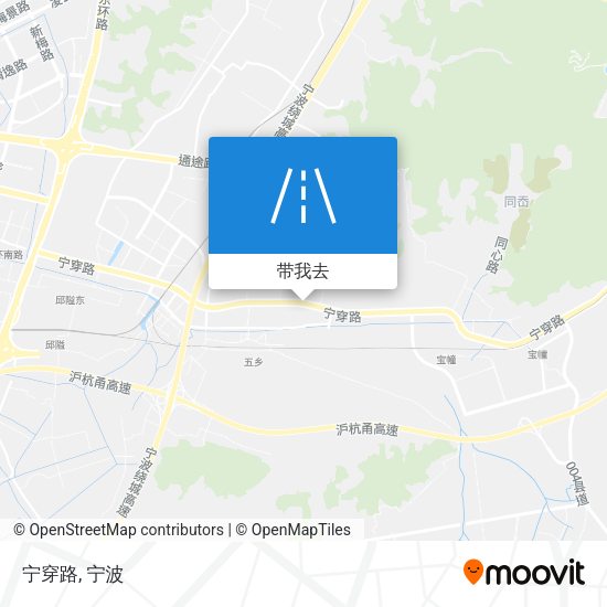 宁穿路地图