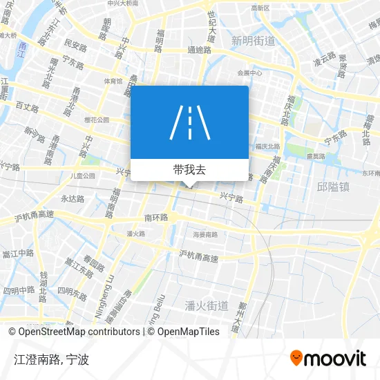 江澄南路地图