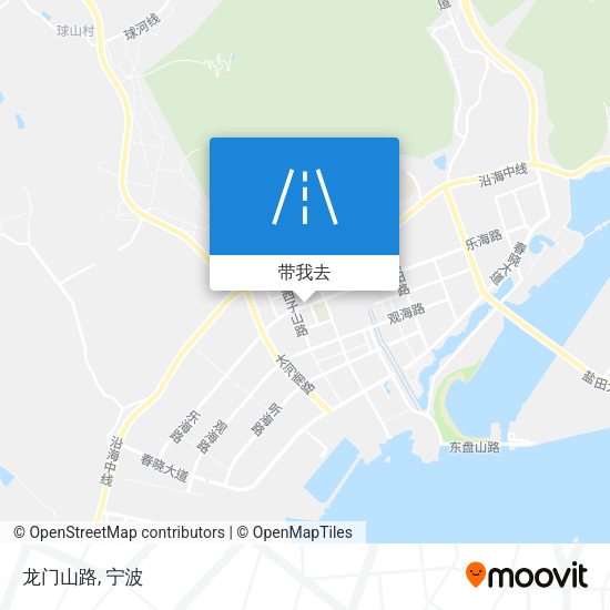 龙门山路地图