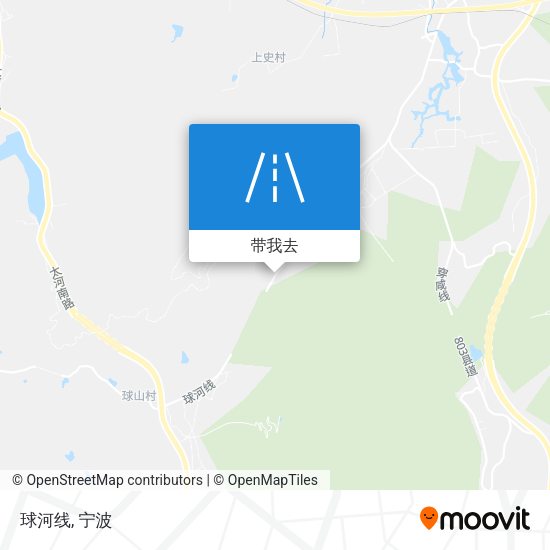 球河线地图
