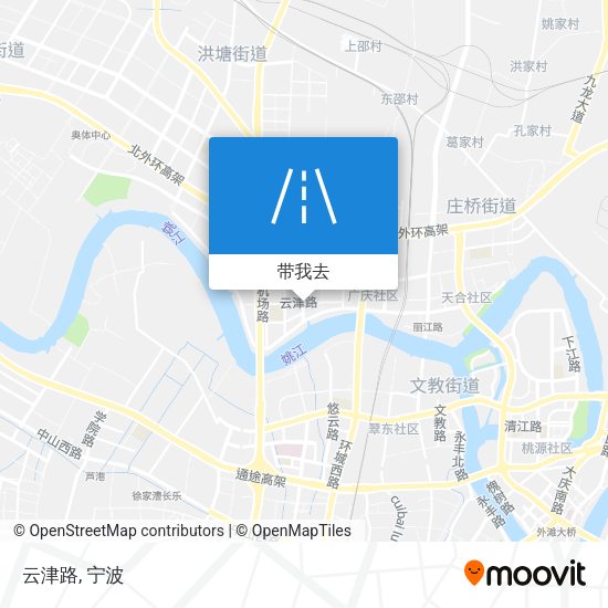 云津路地图
