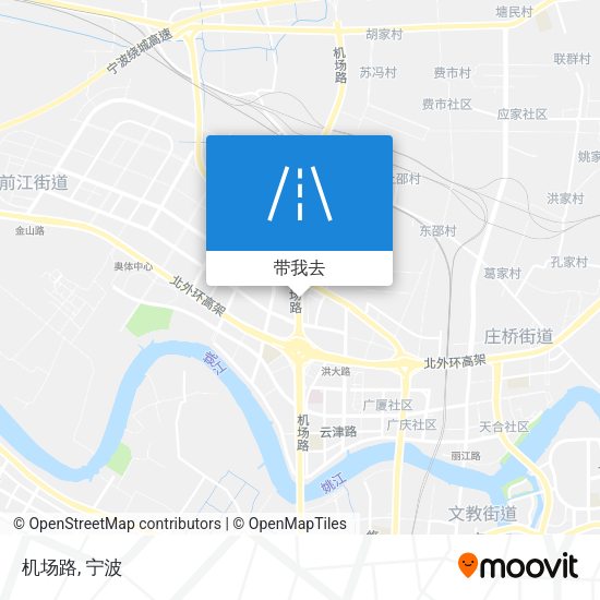 机场路地图