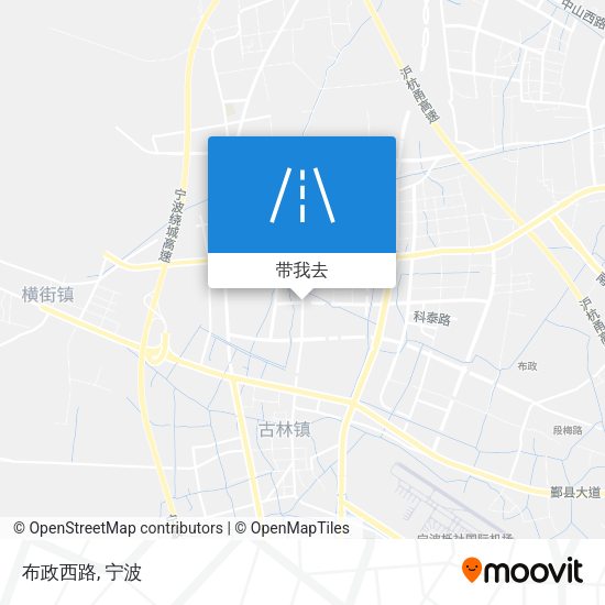 布政西路地图