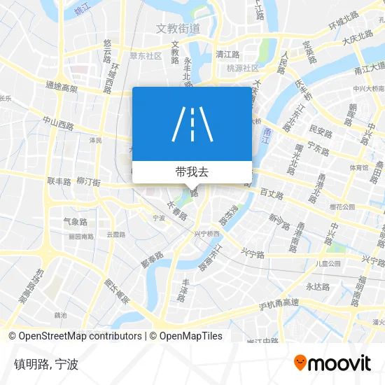 镇明路地图
